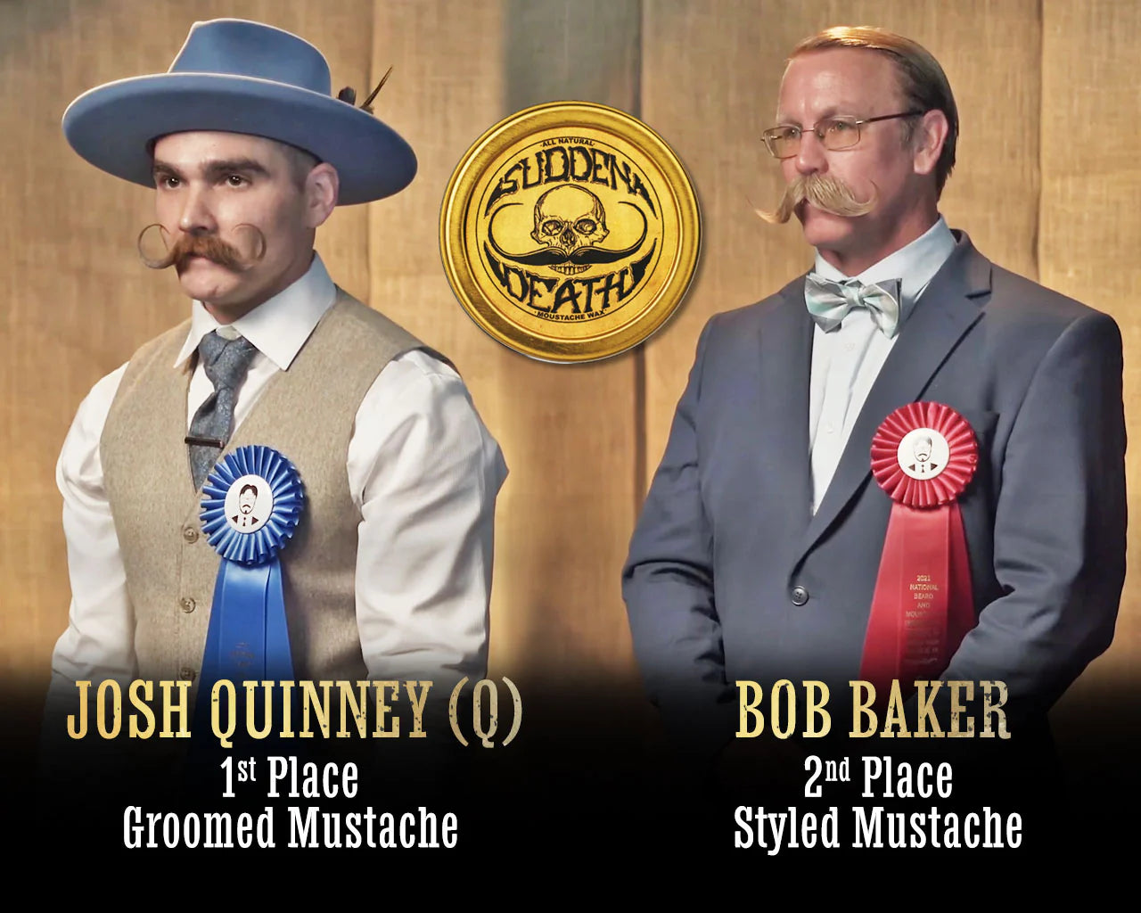Sudden Death Mustache wax - 1oz - Strong Hold No Heat Required