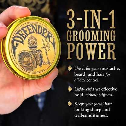 Death Grip Wax Defender Mustache Balm