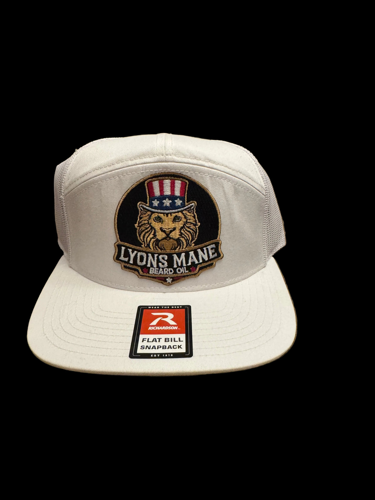 7 Panel Trucker Hat with Logo