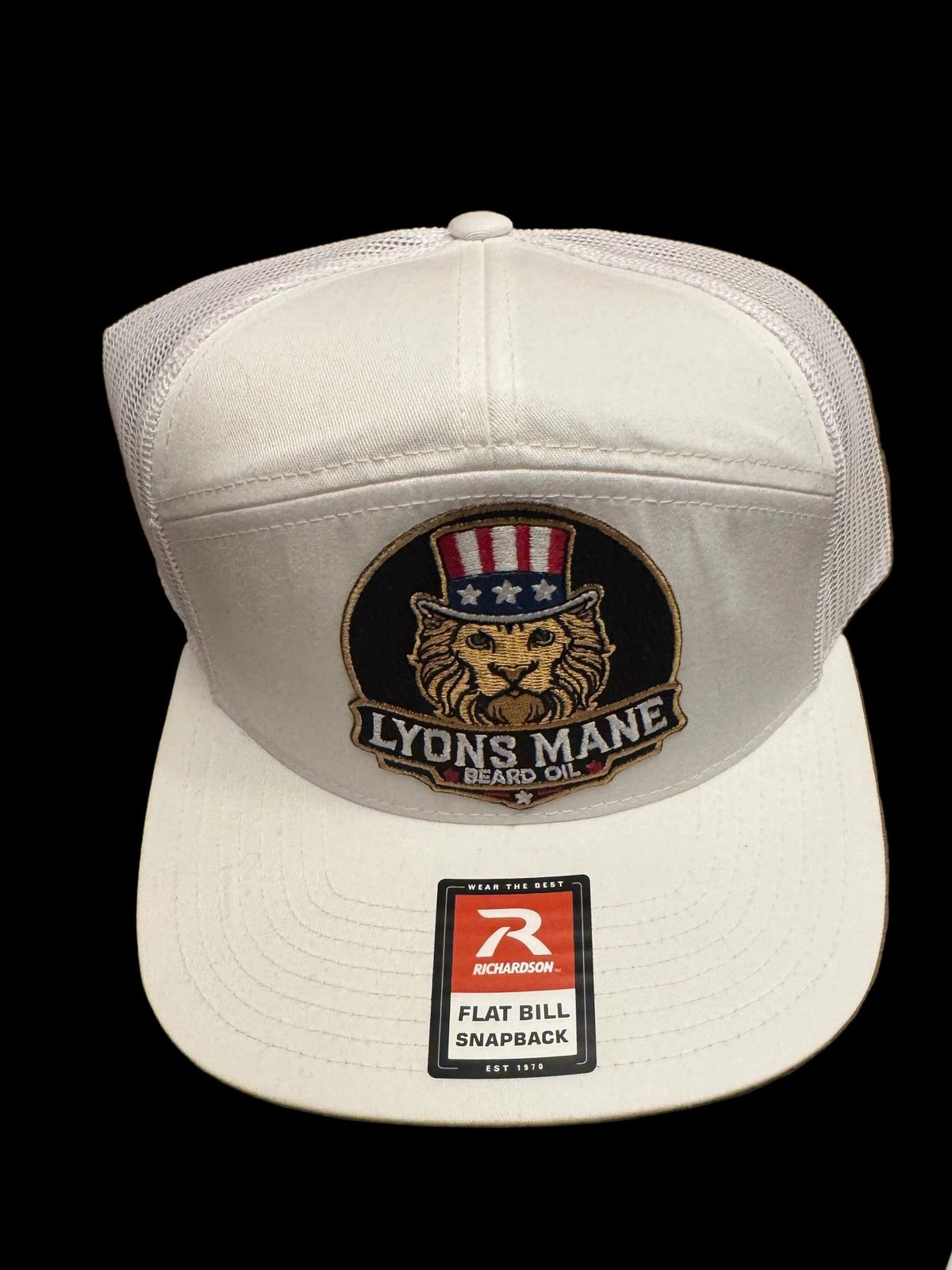 7 Panel Trucker Hat with Logo