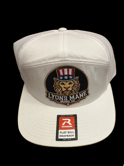 7 Panel Trucker Hat with Logo