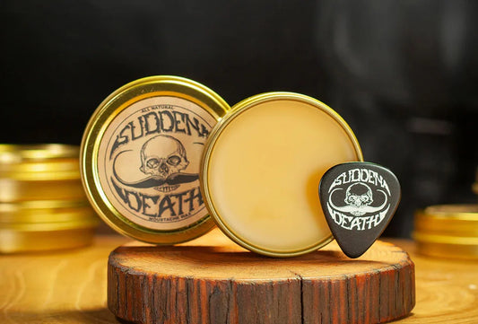 Sudden Death Mustache wax - 1oz  - Strong Hold  No Heat Required